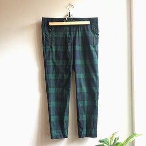 Joe Fresh checked cropped pants